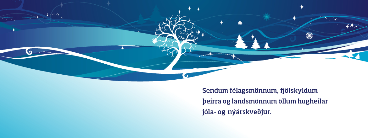 jol med texta haegra megin an logo